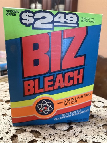 Vintage biz bleach - biz, laundry